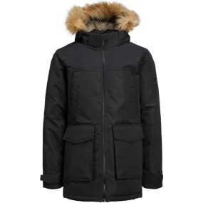 12212522 JJECRAFT PARKA SN JNR BLACK