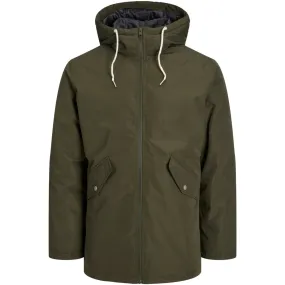 12236010 JJLOOP PARKA JACKET FOREST NIGHT