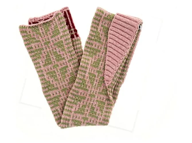 Bufanda de punto Dries Van Noten en lana multicolor 