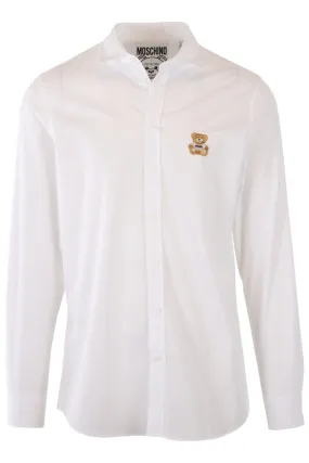 Camisa blanca con logo oso