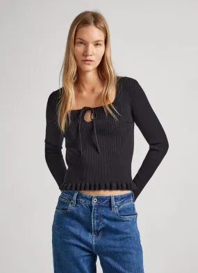 Camisa Mujer Pepe Jeans Faith Top Color Negro