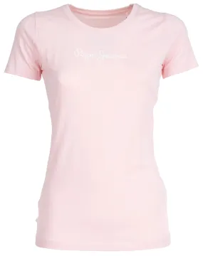 CAMISETA FIT SLIM LOGO ESTAMPADO MUJER PEPE JEANS