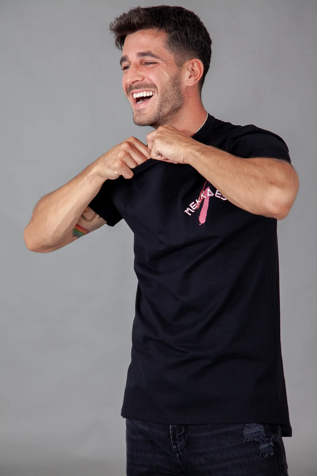 Camiseta HE ROCK & Spray NEGRO