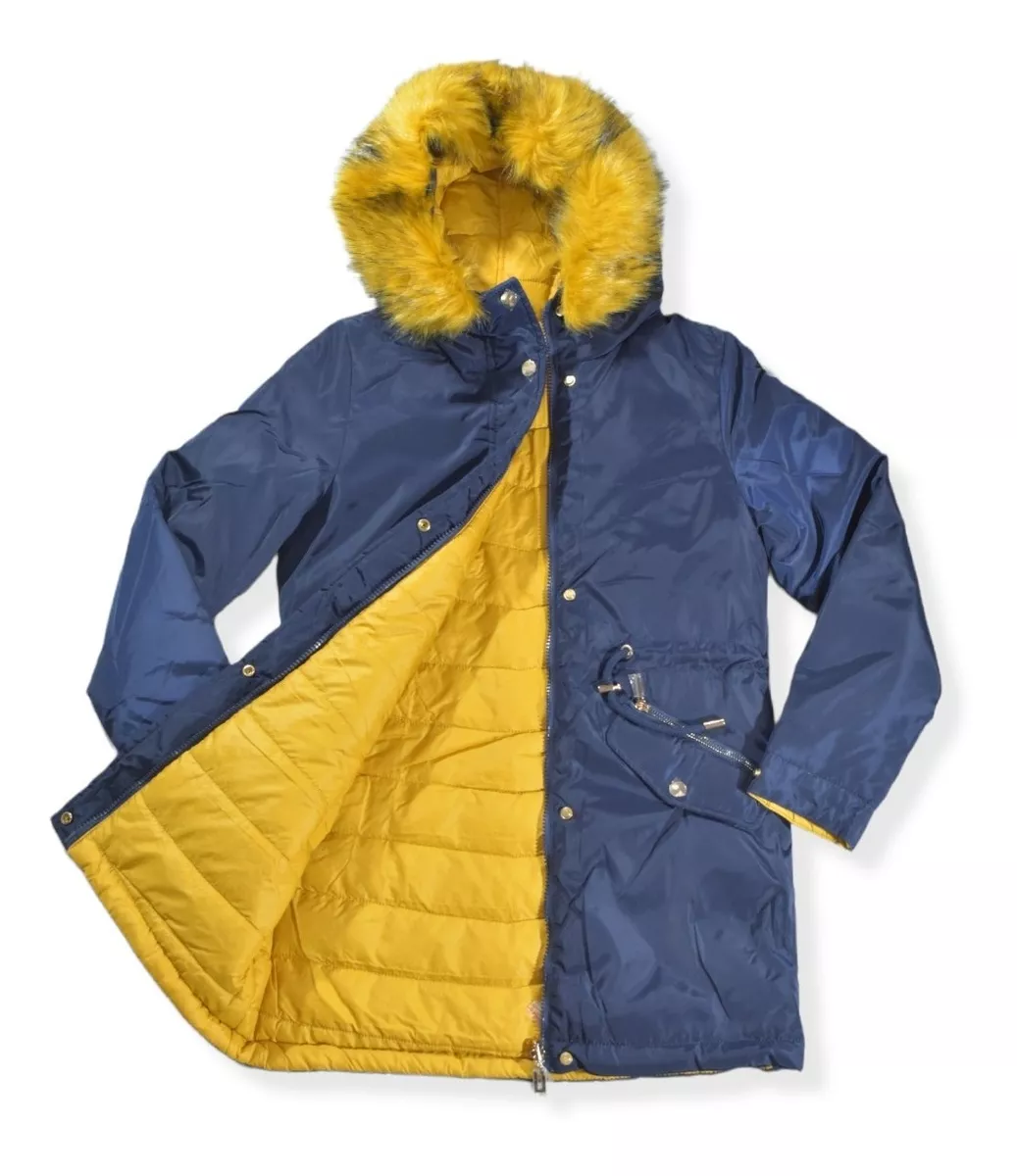 Campera Niña Niño Parka Importada Reversible Impermeable Iru