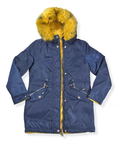 Campera Niña Niño Parka Importada Reversible Impermeable Iru