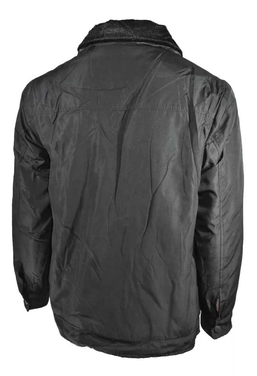 Campera Parka Hombre Impermeable Nylon Camisero Piel K-bed