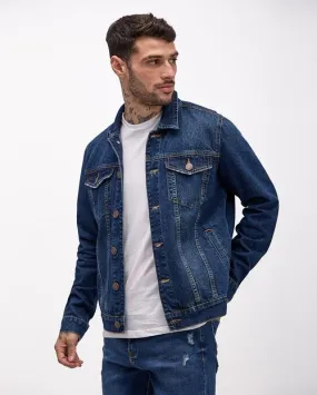 Casaca Jean Hombre Nee Azul Oscuro