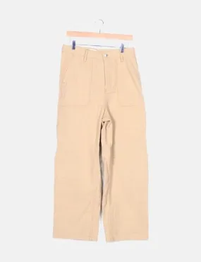 H&M Jeans denim straight beige