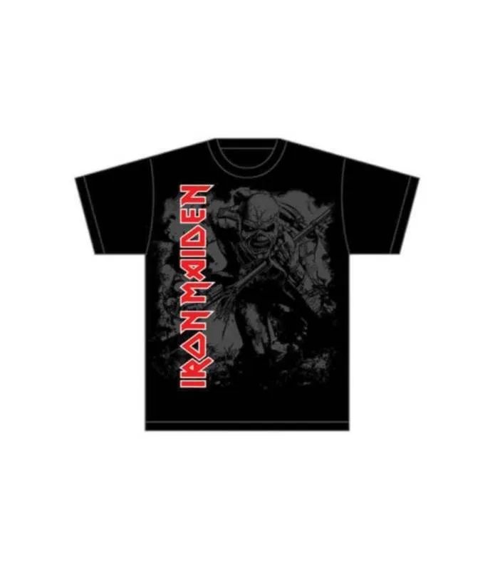 IRON MAIDEN HI-CONTRAST TROOPER CAMISETA CHICO MEN'S TEE ROCK OFF IMTEE04MB