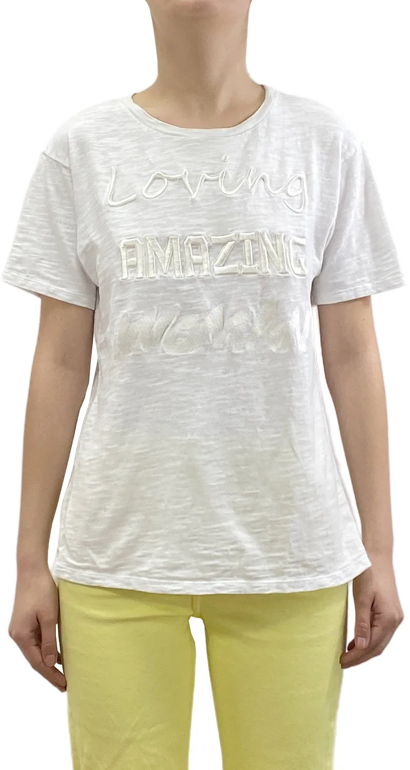 JAZMIN CHEBAR Polera Loving Amazing Woman