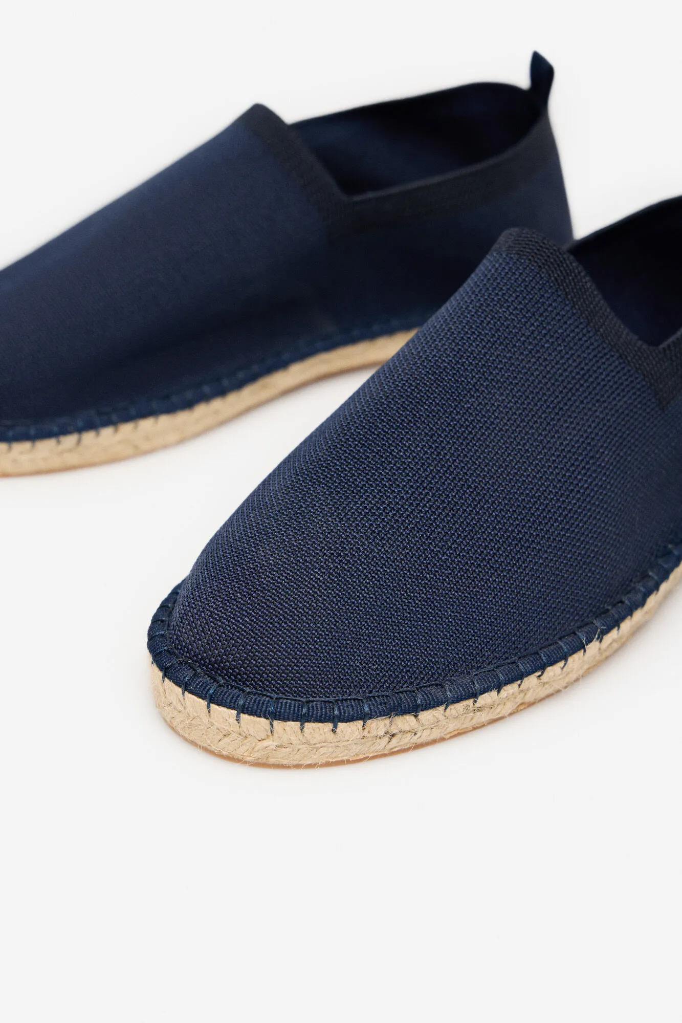 Jersey-knit fabric espadrille