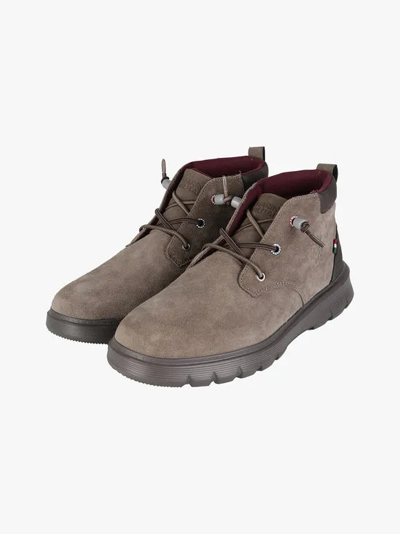 Marina Militare Botines hombre piel serraje