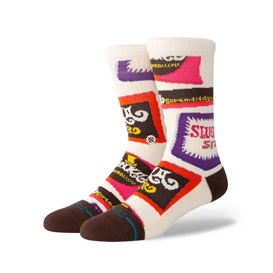 Medias Stance Wonka Bars Brown - Marrón