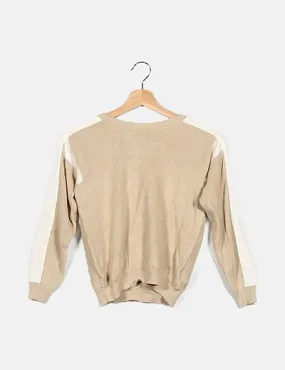 Name it Jersey punto beige bandas