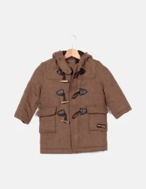 Neck & Neck Parka marrón capucha