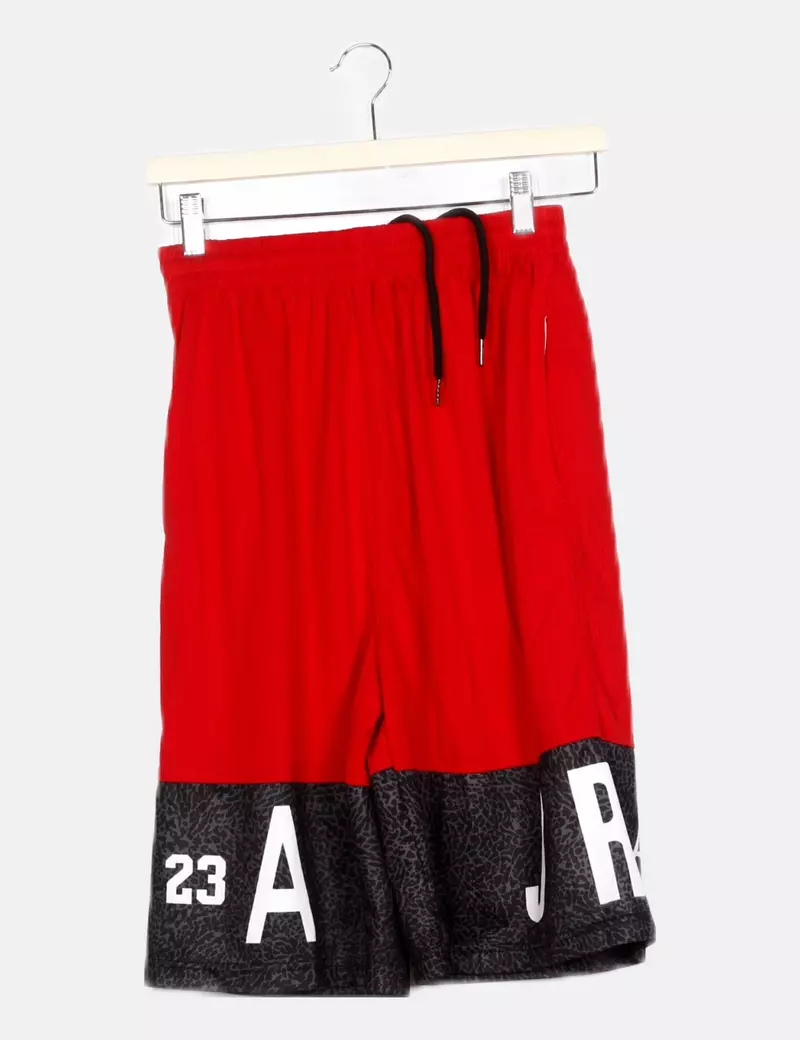 NoName Pantalón corto deportivo rojo