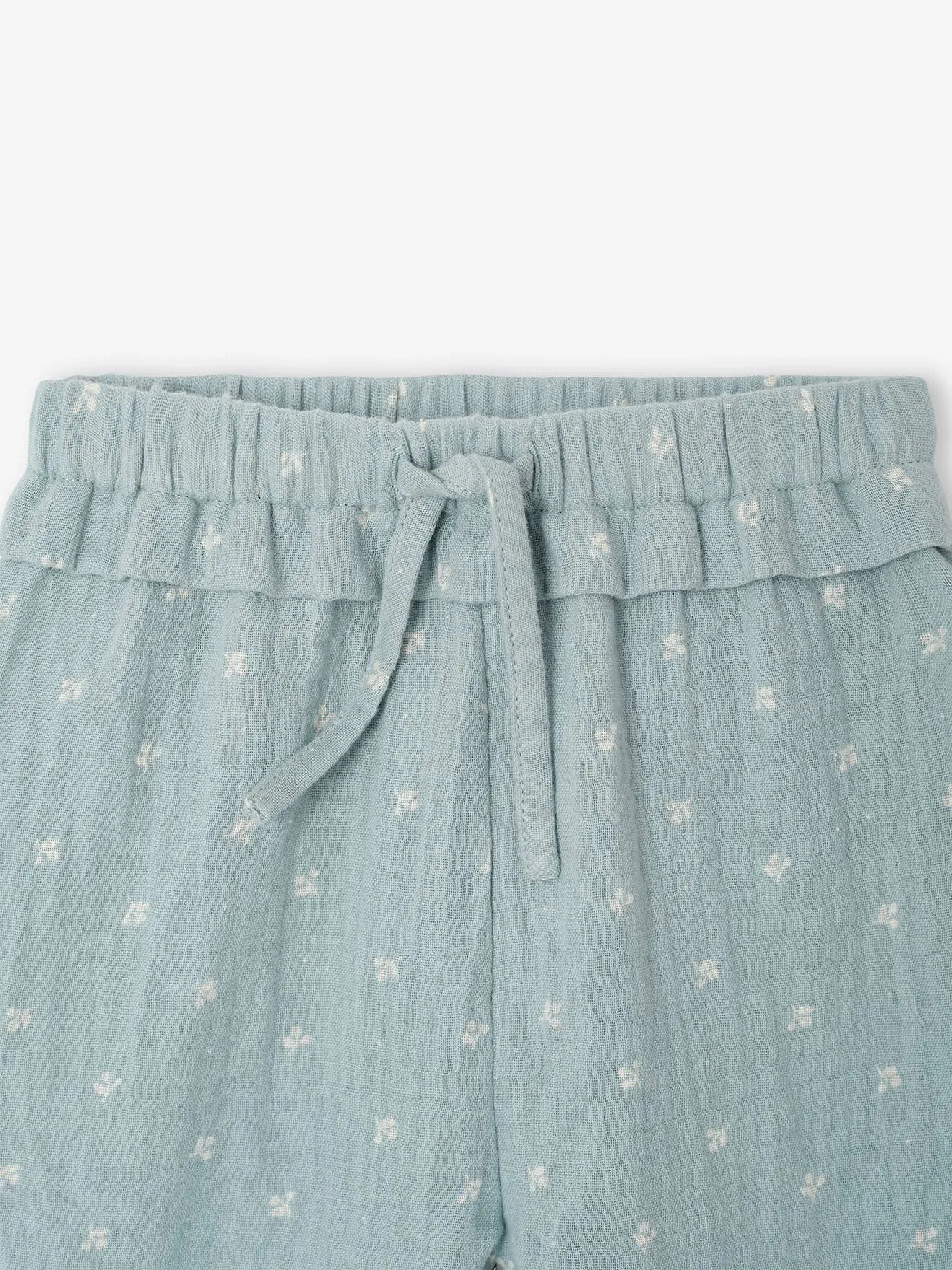 Pantalón de gasa de algodón para bebé
