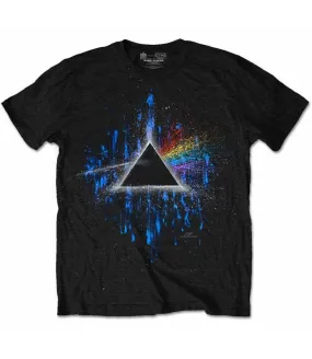 PINK FLOYD Dark Side of the Moon Blue Splatte Camiseta chico Oficial Tee RockOff GDAPFTS01MB