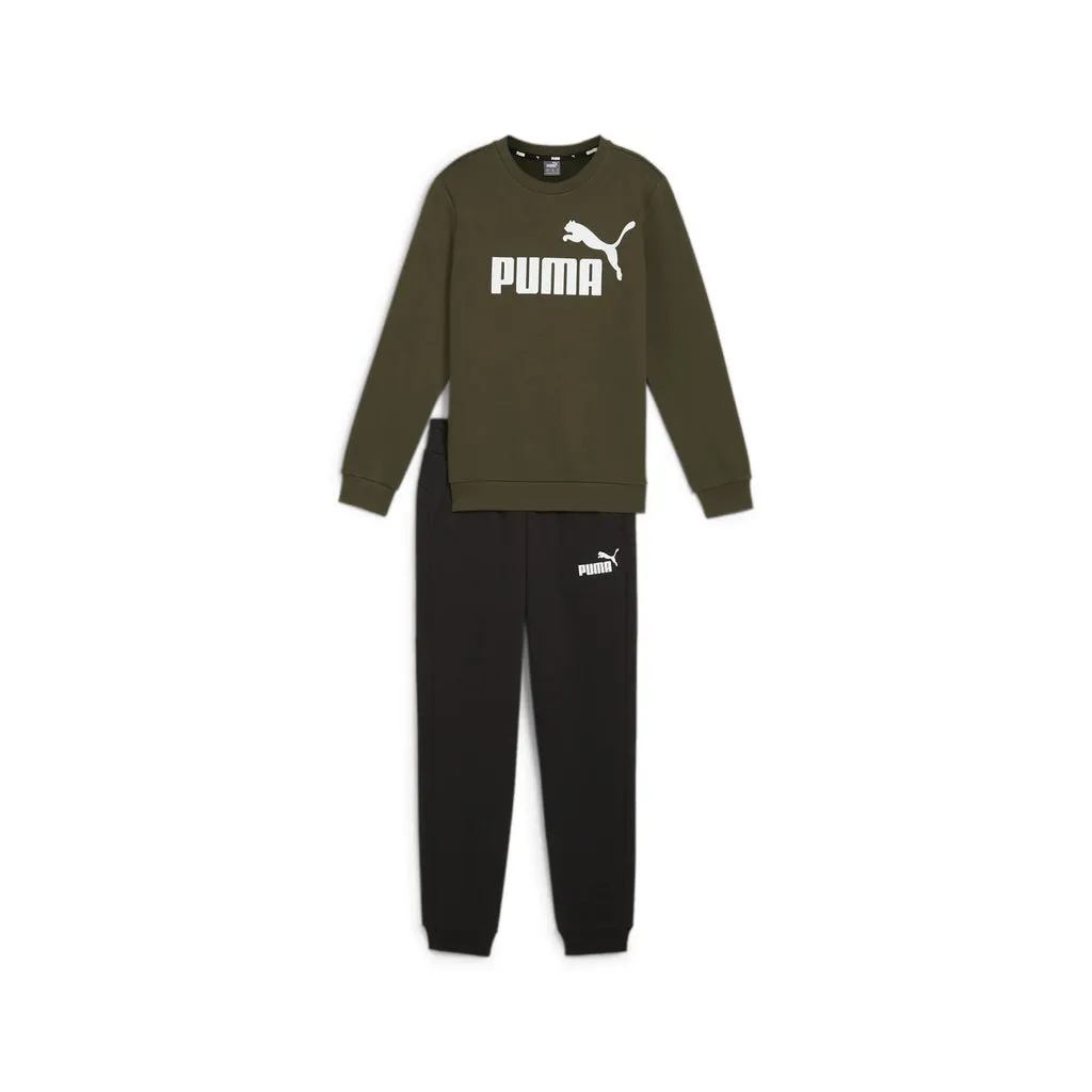 Puma Chándal niño PUMA LOGO SWEAT SUIT 670884 71 kaki