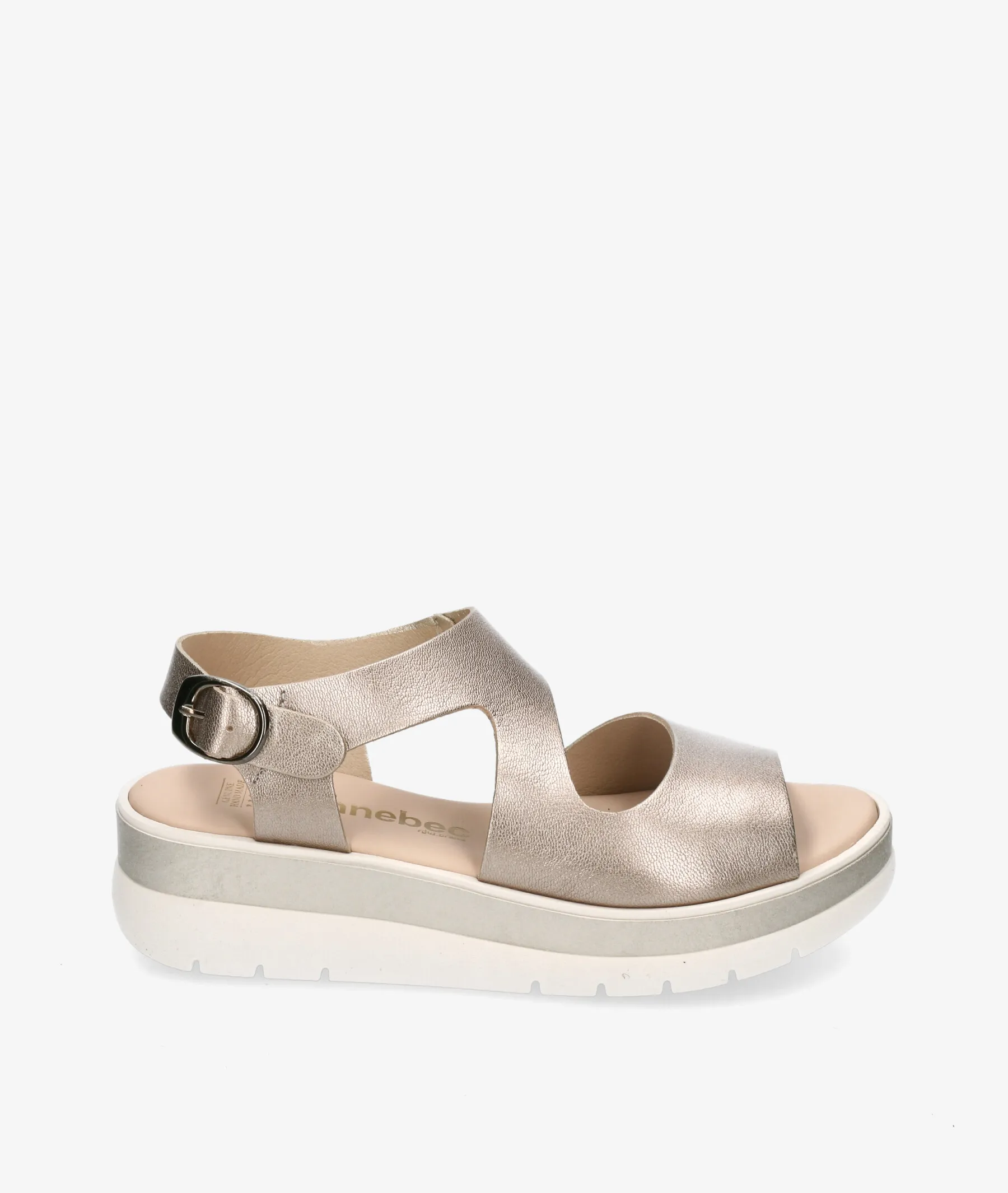 Sandalias Kénnebec  450 en taupe metalizado