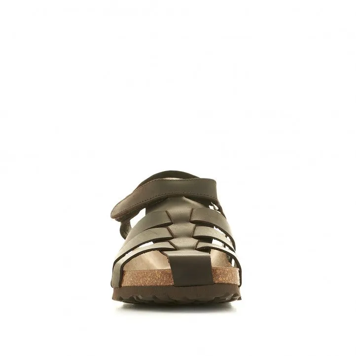 Sandalias Lobo marrones en forma de cangrejera