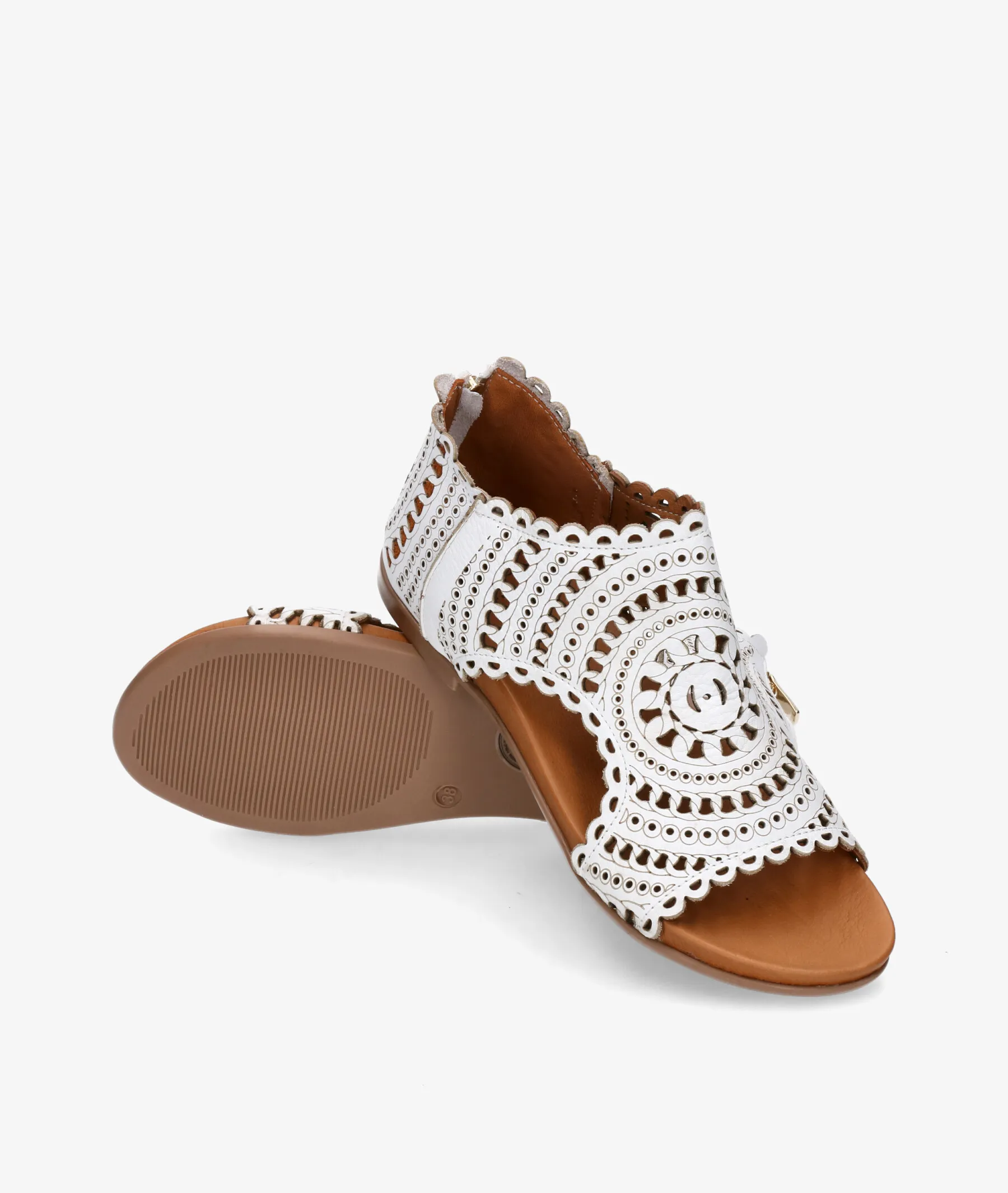 Sandalias pabloochoa.shoes  24492 en blanco