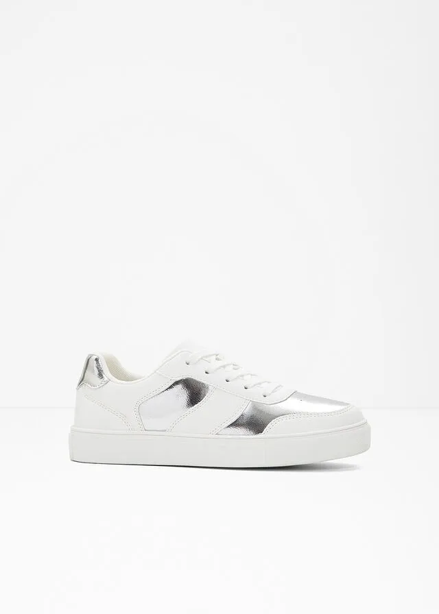 Sneakers bajos Blanco-plata