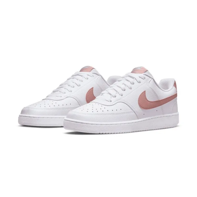 Sneakers Nike Dh3158 Court Mujer Blanco-rosa