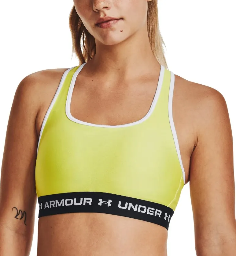 Sujetador Under Armour Crossback Mid Bra-YLW