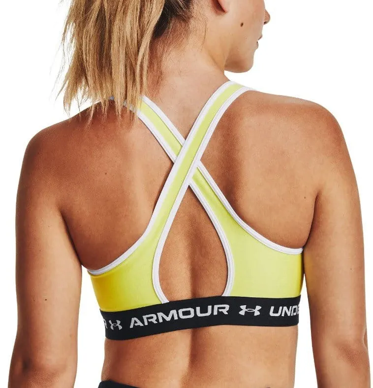 Sujetador Under Armour Crossback Mid Bra-YLW