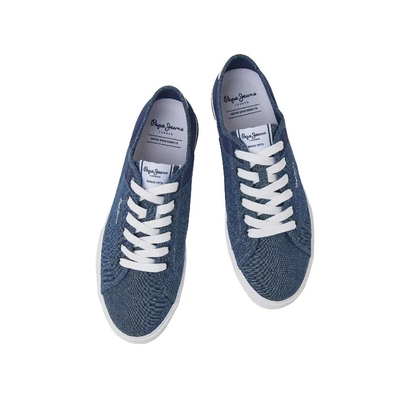 Tenis Pepe Jeans Hombre Kenton Road M Chambray Azul