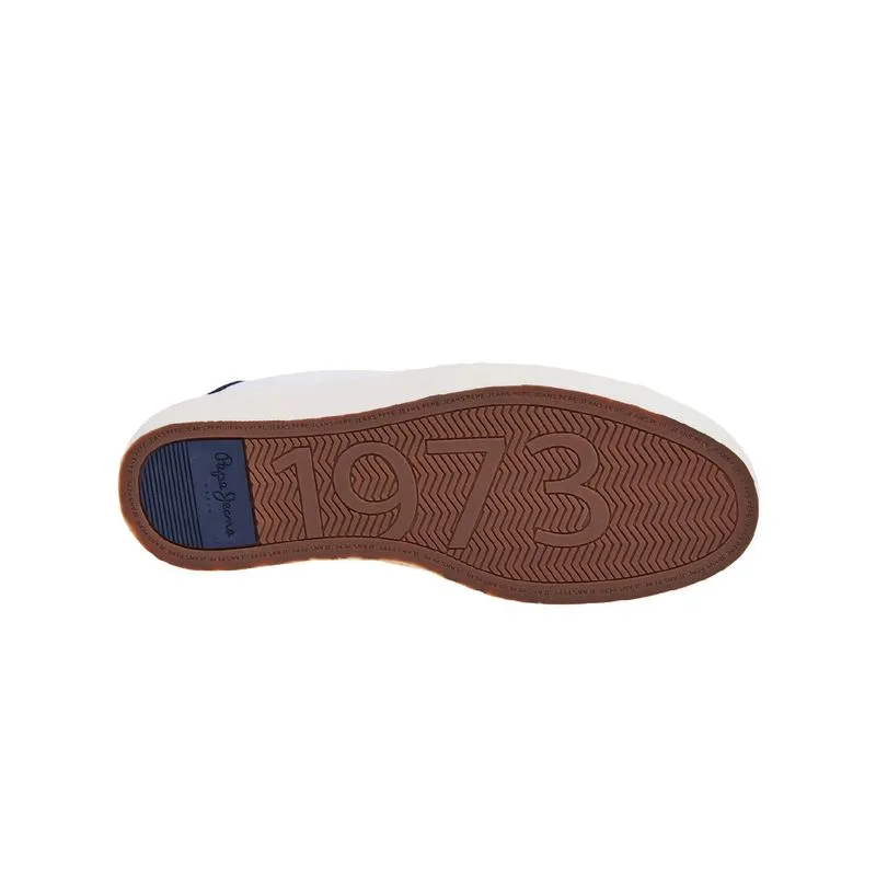 Tenis Pepe Jeans Hombre Yogi Original 23 Blanco - Azul