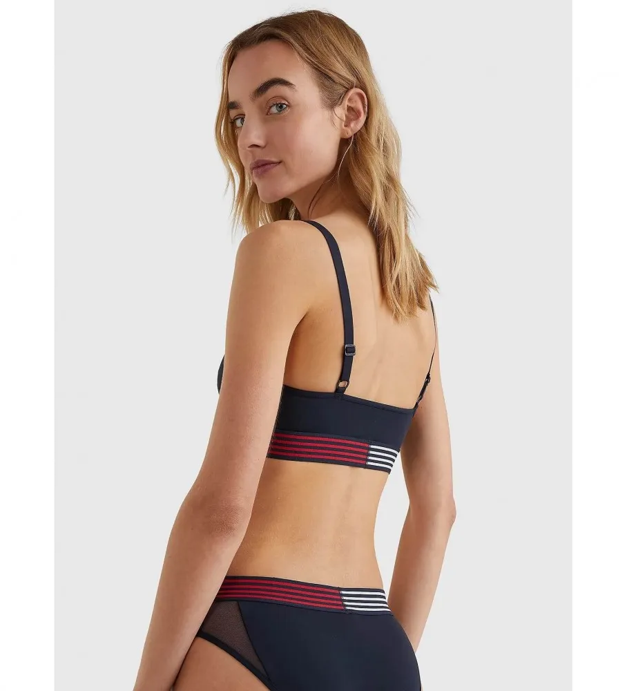 TOMMY HILFIGER SUJETADOR TRIANGULAR STRETCH MARINO