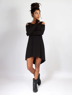 Vestido-túnica Atsuka, Negro