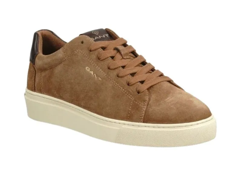 ZAPATILLA EN PIEL SERRAJE MC JULIEN GANT EN COLOR CAMEL 27633218