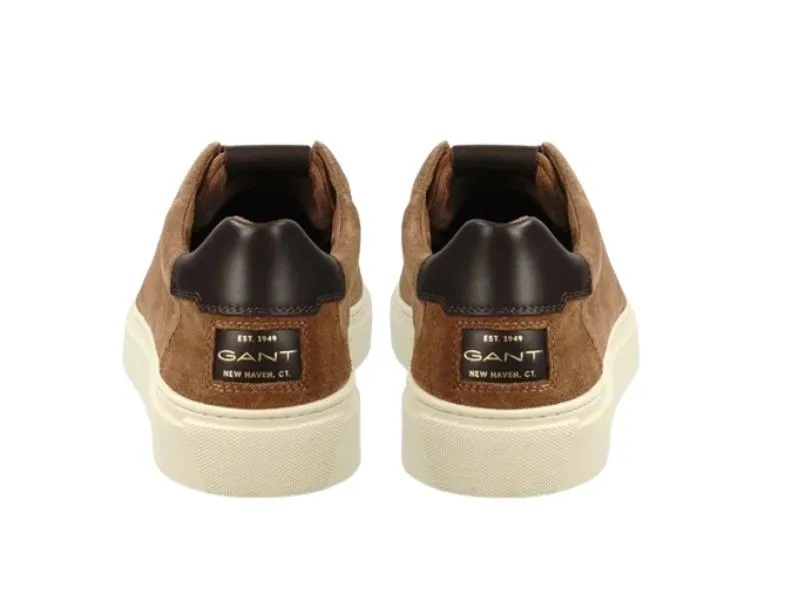 ZAPATILLA EN PIEL SERRAJE MC JULIEN GANT EN COLOR CAMEL 27633218