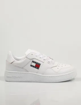  zapatillas TOMMY HILFIGER Tommy Jeans Etch Basket Wmn en Blanco 79907